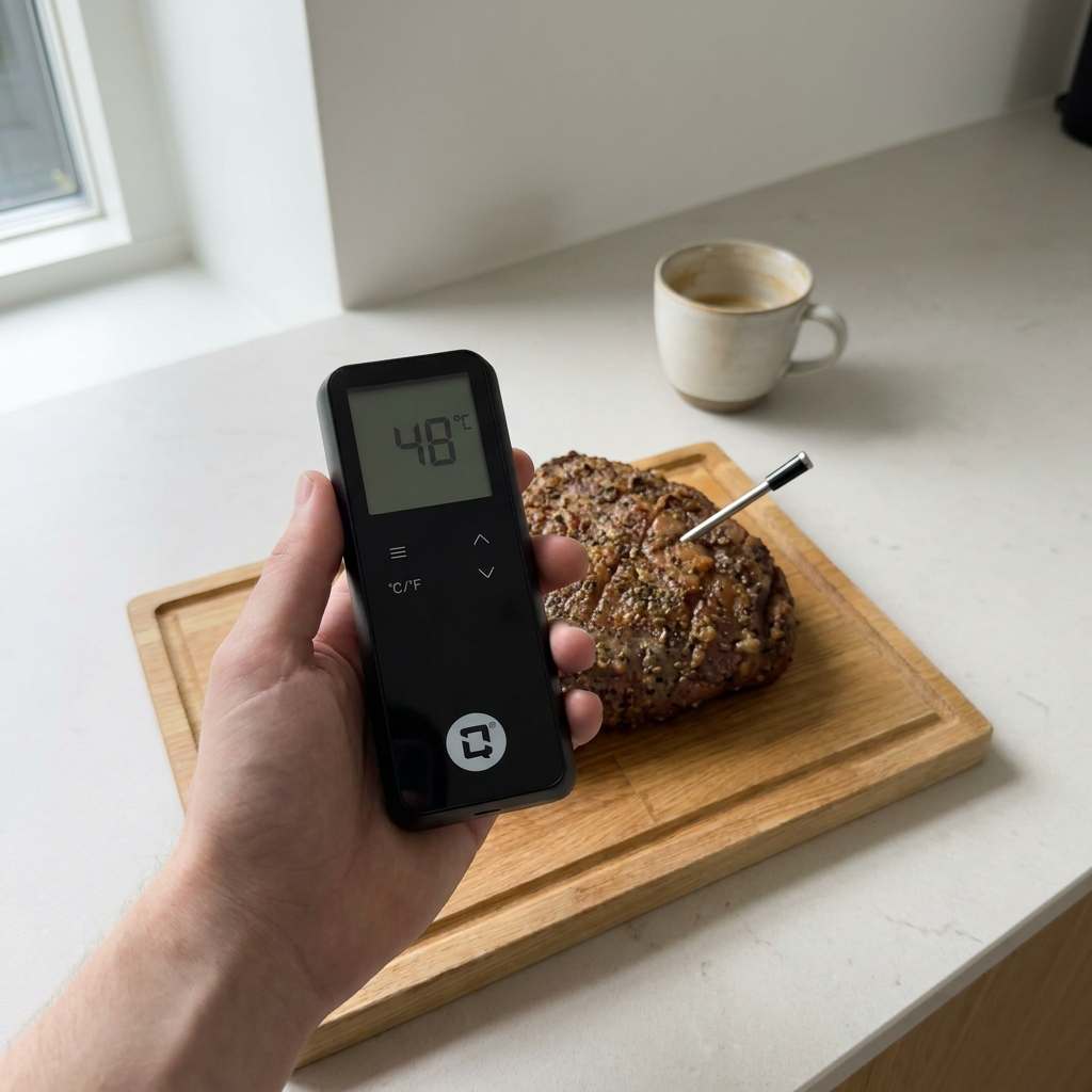Qookware.dk - Trådløst stegetermometer - Stegetermometer guide - Kitchy.dk